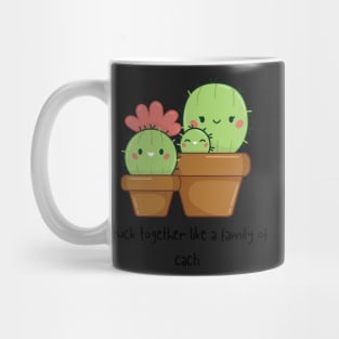 Cacti Family Love Mug